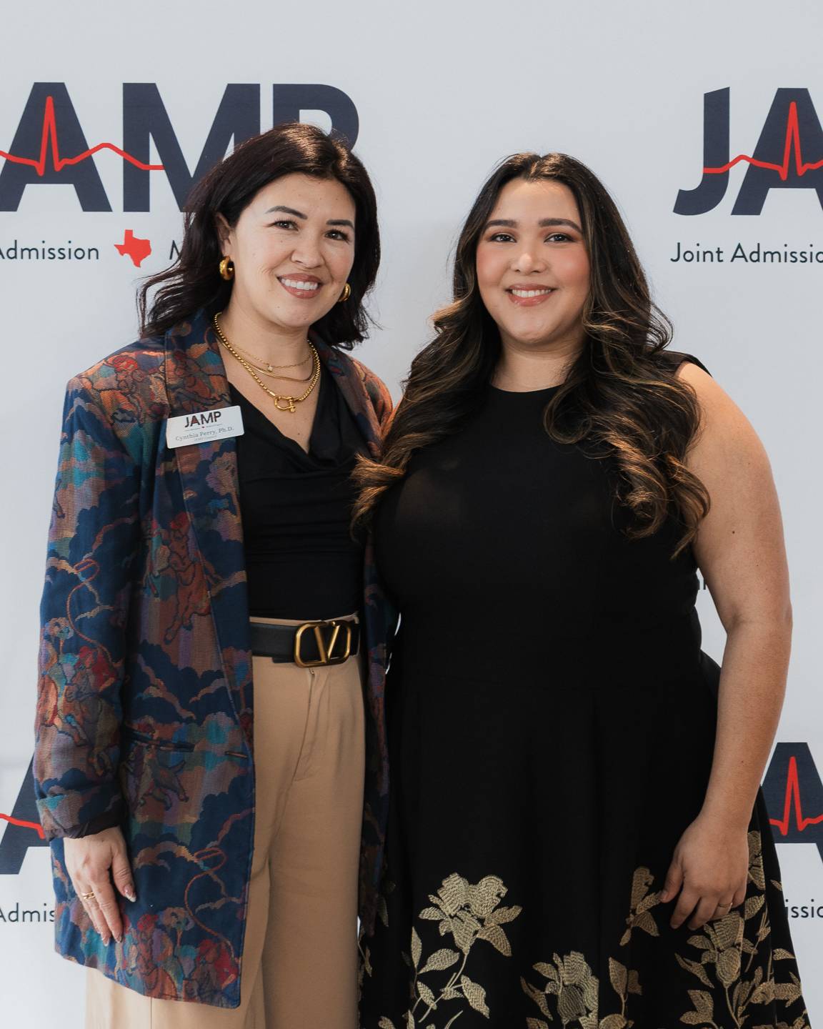 JAMP Scholar Andrea Hernandez with JAMP councilmember Dr. Perry JAMP Scholar Andrea Hernandez with JAMP councilmember Dr. Perry